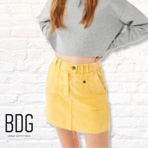 BDG Yellow Mini Skirt